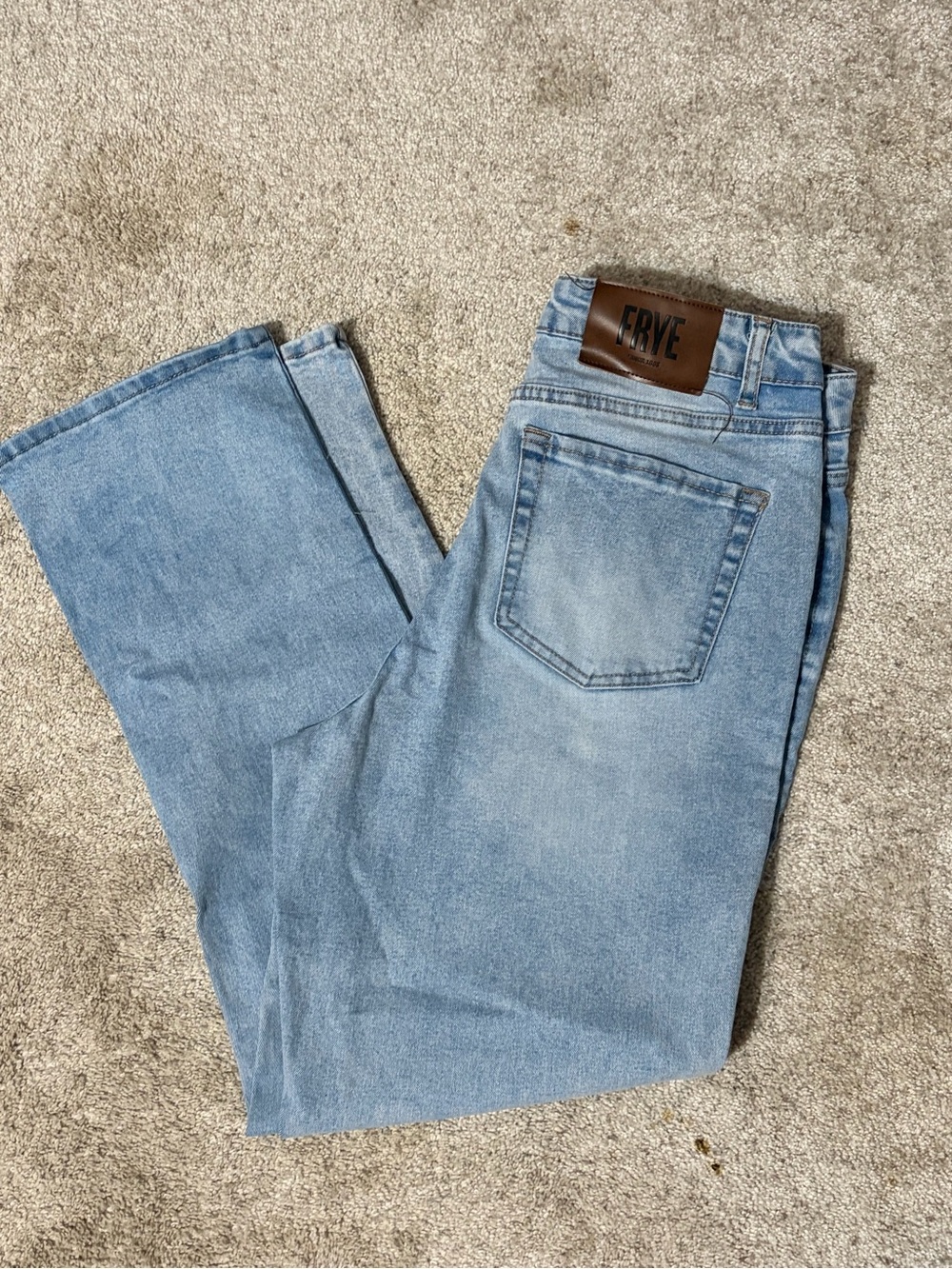 Frye Women's Light Blue Straight Leg Jeans